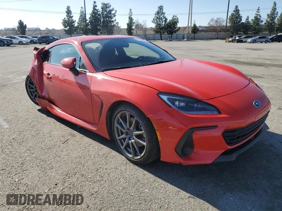 2023 Subaru BRZ Premium with VIN JF1ZDBC1XP8701528, listed as a Copart auction lot 46751035 with 24,619 mi miles and Salvage Title. Bid and sale history available at carsss.com. Image 4.