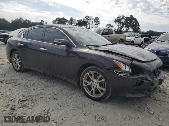 2014 Nissan Maxima S with VIN 1N4AA5AP1EC497162, listed as a Copart auction lot 72680354 with 139,704 mi miles and Salvage title. Bid and sale history available at DreamBid. Image 4.