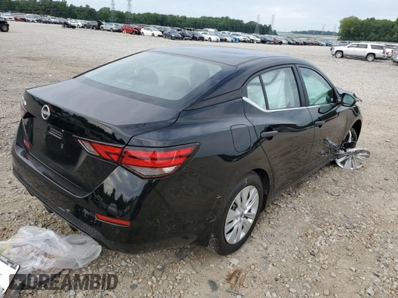 2024 Nissan Sentra S with VIN 3N1AB8BV9RY357625, listed as a Copart auction lot 59694214 with 370 mi miles and Salvage Title. Bid and sale history available at carsss.com. Image 3.
