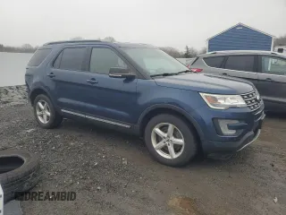 2017 Ford Explorer XLT with VIN 1FM5K8D85HGD32724, listed as a Copart auction lot 49831835 with 109,629 mi miles and Salvage Title. Bid and sale history available at DreamBid. Image 4.