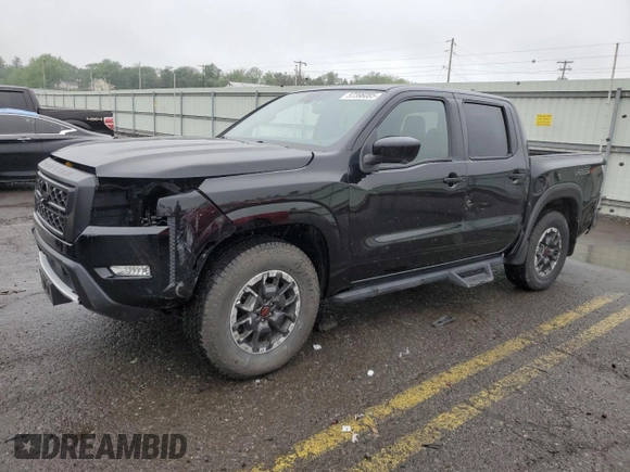 2022 Nissan Frontier Pro-4X z VIN 1N6ED1EK4NN686366, wystawiony jako Copart lot #57396085 z przebiegiem 50 753 mil mil oraz Szkoda całkowita • Salvage title. Historia ofert i sprzedaży dostępna na DreamBid. Obrazek 1.