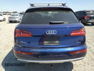 2020 Audi Q5 Premium Plus with VIN WA1BNAFY7L2034646, listed as a Copart auction lot 62927135 with 81,521 mi miles and Salvage title. Bid and sale history available at DreamBid. Image 6.