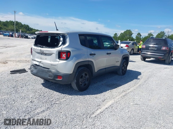 2018 Jeep Renegade Sport z VIN ZACCJBAB7JPH88857, wystawiony jako IAAI lot #42705578 z przebiegiem 132 838 mil mil oraz . Historia ofert i sprzedaży dostępna na DreamBid. Obrazek 4.