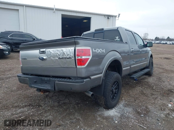 2009 Ford F-150 XL with VIN 1FTPW14V79FA66113, listed as a IAAI auction lot 42001923 with 168,612 mi miles and . Bid and sale history available at DreamBid. Image 4.