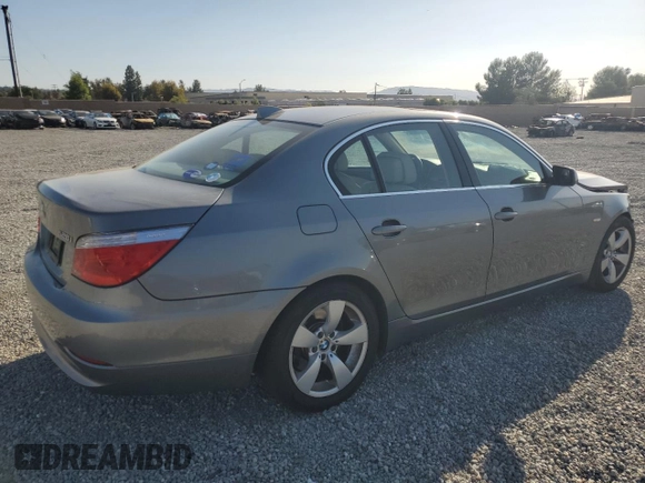 2008 BMW 5 Series 528i with VIN WBANU53588C112681, listed as a Copart auction lot 71921634 with 72,316 mi miles and Salvage Title. Bid and sale history available at DreamBid. Image 3.