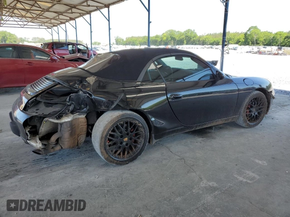 2001 Porsche 911 with VIN WP0CA29921S651773, listed as a Copart auction lot 55867785 with 111,563 mi miles and Salvage title. Bid and sale history available at DreamBid. Image 3.