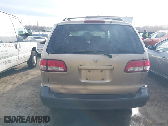 2001 Toyota Sienna CE with VIN 4T3ZF19C91U351141, listed as a IAAI auction lot 41608484 with 325,657 mi miles. Bid and sale history available at carsss.com. Image 17.