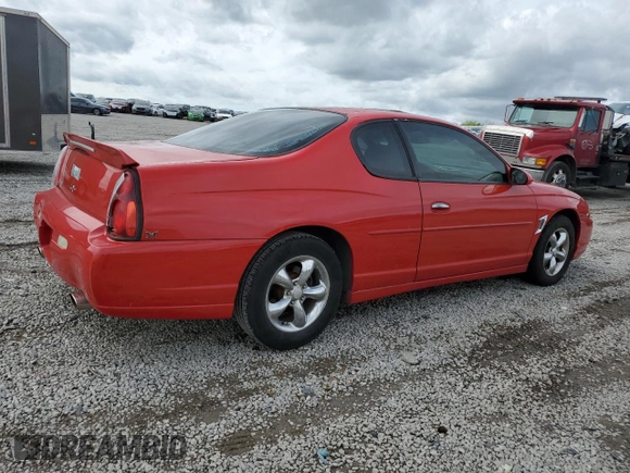 2004 Chevrolet Monte Carlo LS with VIN 2G1WW12E149179127, listed as a Copart auction lot 52890335 with 133,838 mi miles and Salvage title. Bid and sale history available at DreamBid. Image 3.