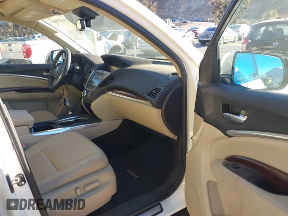 2015 Acura MDX Tech Pkg with VIN 5FRYD3H43FB007615, listed as a IAAI auction lot 41378451 with 141,365 mi miles. Bid and sale history available at carsss.com. Image 5.