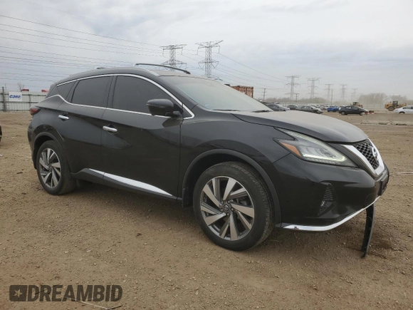 2019 Nissan Murano SL z VIN 5N1AZ2MS4KN153421, wystawiony jako Copart lot #52721285 z przebiegiem 53 861 mil mil oraz Szkoda całkowita • Salvage title. Historia ofert i sprzedaży dostępna na DreamBid. Obrazek 4.
