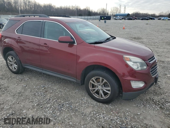 2016 Chevrolet Equinox LT with VIN 2GNALCEK9G6226974, listed as a Copart auction lot 45970575 with Not Provided miles and Salvage Title. Bid and sale history available at DreamBid. Image 4.
