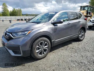 2022 Honda CR-V EX-L with VIN 2HKRW2H84NH670057, listed as a Copart auction lot 53267465 with 12,581 mi miles and Salvage Title. Bid and sale history available at carsss.com. Image 1.