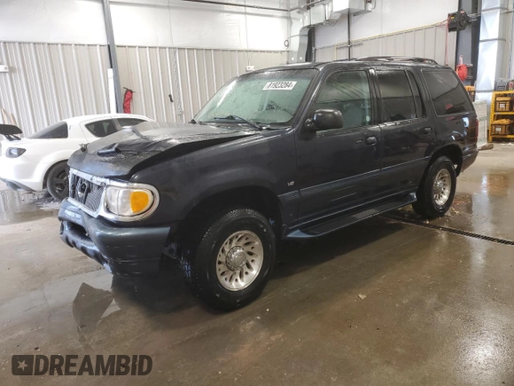2001 Mercury Mountaineer with VIN 4M2ZU86P51UJ01568, listed as a Copart auction lot 81923284 with 150,079 mi miles and Clean title. Bid and sale history available at DreamBid. Image 1.