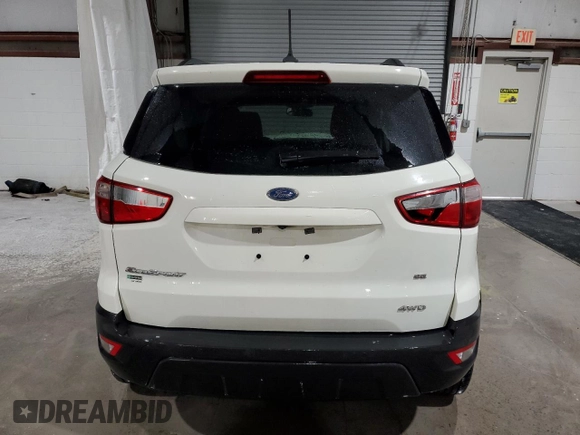 2020 Ford EcoSport SE with VIN MAJ6S3GL1LC365611, listed as a Copart auction lot 51432335 with 100,258 mi miles and Salvage Title. Bid and sale history available at carsss.com. Image 6.