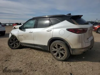 2022 Chevrolet Blazer RS with VIN 3GNKBERS6NS143918, listed as a Copart auction lot 45408965 with 104,253 mi miles and Salvage Title. Bid and sale history available at carsss.com. Image 2.