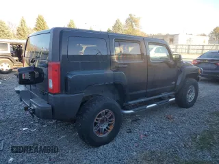 2007 Hummer H3 SUV with VIN 5GTDN13E178199015, listed as a Copart auction lot 80986164 with 175,404 mi miles and Clean Title. Bid and sale history available at DreamBid. Image 3.