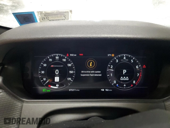 2019 Land Rover Range Rover Velar R-Dynamic SE z VIN SALYL2FV4KA207621, wystawiony jako Copart lot #42226865 z przebiegiem 75 311 mil mil oraz Nie do naprawy • Non repairable. Historia ofert i sprzedaży dostępna na DreamBid. Obrazek 9.