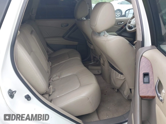 2010 Nissan Murano SL with VIN JN8AZ1MW9AW117755, listed as a IAAI auction lot 42199625 with Not Provided miles and . Bid and sale history available at carsss.com. Image 8.