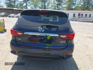 2020 Infiniti QX60 Luxe with VIN 5N1DL0MM6LC528615, listed as a IAAI auction lot 42016614 with 81,449 mi miles and . Bid and sale history available at DreamBid. Image 16.