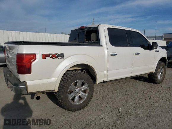 2019 Ford F-150 XL with VIN 1FTEW1E53KFC64165, listed as a Copart auction lot 50802595 with 148,546 mi miles and Salvage Title. Bid and sale history available at carsss.com. Image 3.