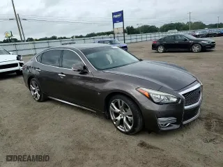 2015 Infiniti Q70L with VIN JN1BY1PP7FM601162, listed as a Copart auction lot 68583954 with 173,602 mi miles and Salvage Title. Bid and sale history available at carsss.com. Image 11.