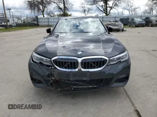 2021 BMW 3 Series 330e with VIN 3MW5P7J09M8B59312, listed as a Copart auction lot 47954125 with 0 mi miles and Salvage Title. Bid and sale history available at carsss.com. Image 5.