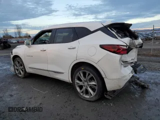 2019 Chevrolet Blazer Premier with VIN 3GNKBFRS9KS700290, listed as a Copart auction lot 87919295 with 58,191 mi miles and Salvage title. Bid and sale history available at DreamBid. Image 2.