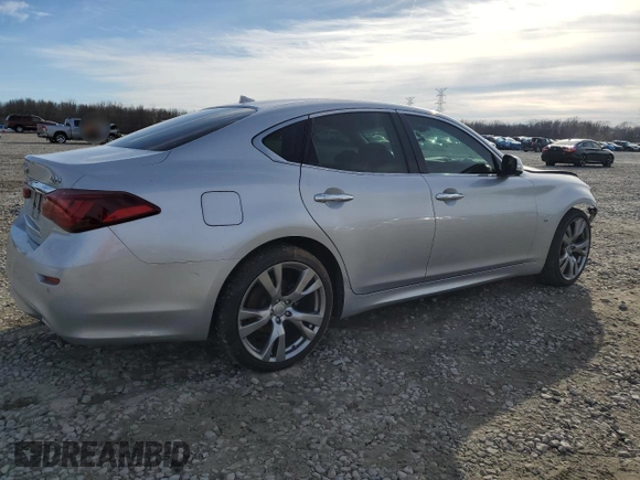 2017 Infiniti Q70 3.7 with VIN JN1BY1AP8HM740700, listed as a Copart auction lot 46144665 with 136,939 mi miles and Salvage Title. Bid and sale history available at DreamBid. Image 3.