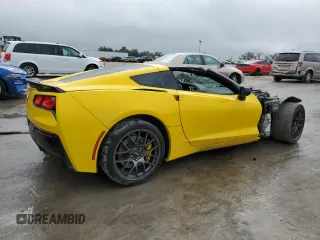 2014 Chevrolet Corvette Z51 2LT with VIN 1G1YJ2D76E5100805, listed as a Copart auction lot 86692374 with Not provided miles and Salvage title. Bid and sale history available at DreamBid. Image 3.