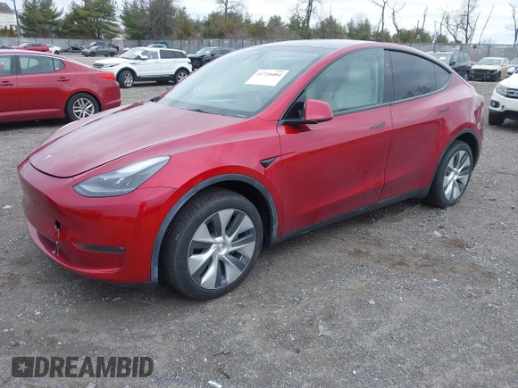 2024 Tesla Model Y Long Range with VIN 7SAYGDEE8RA232709, listed as a IAAI auction lot 41724484 with 5,376 mi miles and . Bid and sale history available at DreamBid. Image 21.