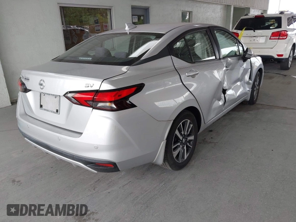 2021 Nissan Versa SV with VIN 3N1CN8EV4ML858875, listed as a IAAI auction lot 42470930 with 11,908 mi miles and . Bid and sale history available at DreamBid. Image 4.