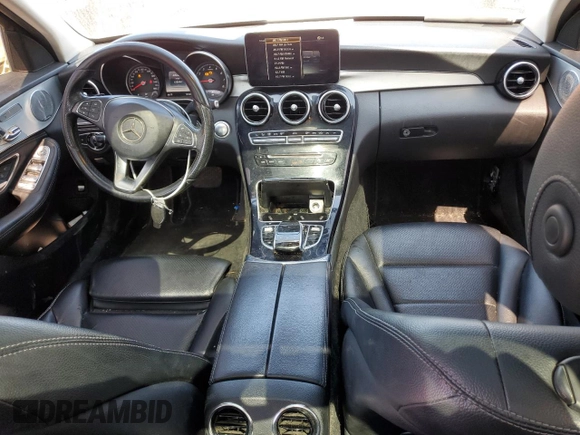 2016 Mercedes-Benz C 300 Luxury with VIN 55SWF4KB9GU117553, listed as a Copart auction lot 46359994 with 133,094 mi miles and Salvage title. Bid and sale history available at DreamBid. Image 8.