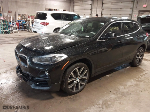 2018 BMW X2 xDrive28i with VIN WBXYJ5C39JEF69748, listed as a IAAI auction lot 41914089 with 93,122 mi miles. Bid and sale history available at carsss.com. Image 2.
