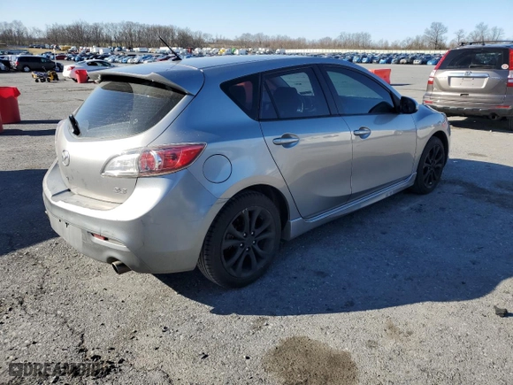 2011 Mazda Mazda3 s Sport with VIN JM1BL1K65B1424651, listed as a Copart auction lot 50227895 with 193,858 mi miles and Salvage Title. Bid and sale history available at carsss.com. Image 3.