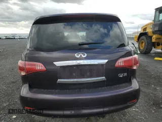 2011 Infiniti QX56 7-passenger with VIN JN8AZ2NE0B9004627, listed as a Copart auction lot 57355615 with 242,036 mi miles and Clean title. Bid and sale history available at DreamBid. Image 6.