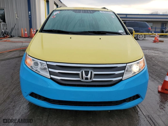 2012 Honda Odyssey LX with VIN 5FNRL5H22CB054309, listed as a Copart auction lot 46706625 with 105,515 mi miles and Salvage Title. Bid and sale history available at carsss.com. Image 5.