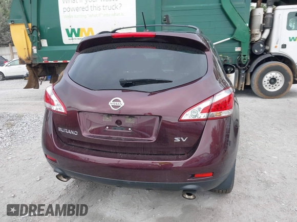 2014 Nissan Murano SV with VIN JN8AZ1MU3EW414539, listed as a IAAI auction lot 40769275 with 94,217 mi miles and . Bid and sale history available at carsss.com. Image 16.