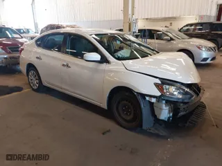 2017 Nissan Sentra S with VIN 3N1AB7AP6HY354323, listed as a IAAI auction lot 41735894 with 71,600 mi miles. Bid and sale history available at carsss.com. Image 1.