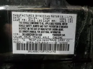 2024 Nissan Sentra SV with VIN 3N1AB8CV5RY341498, listed as a Copart auction lot 50251945 with 22,397 mi miles and Clean Title. Bid and sale history available at carsss.com. Image 12.