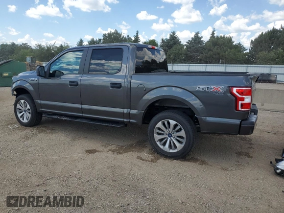 2018 Ford F-150 XL with VIN 1FTEW1EP8JKF22252, listed as a Copart auction lot 62425465 with 43,844 mi miles and Salvage title. Bid and sale history available at DreamBid. Image 2.