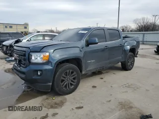 2019 GMC Canyon 2WD SLE with VIN 1GTG5CEN5K1331384, listed as a Copart auction lot 43317035 with 38,542 mi miles and Salvage Title. Bid and sale history available at carsss.com. Image 1.