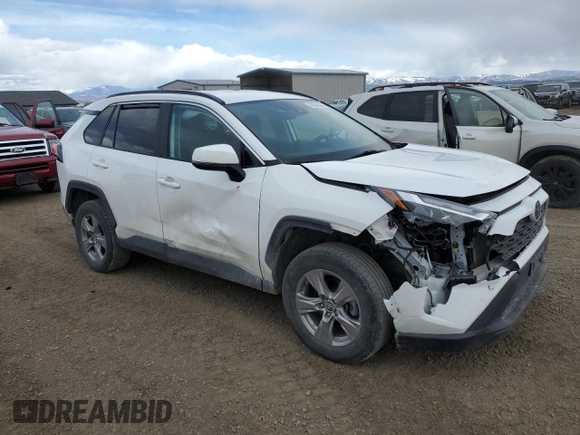 2022 Toyota RAV4 XLE with VIN 2T3P1RFV3NW264237, listed as a Copart auction lot 48542685 with 62,901 mi miles and Salvage title. Bid and sale history available at DreamBid. Image 4.