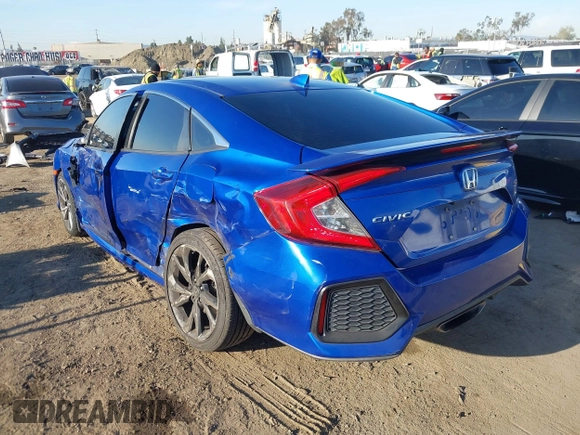 2018 Honda Civic Si with VIN 2HGFC1E56JH700325, listed as a IAAI auction lot 42007770 with 101,386 mi miles and . Bid and sale history available at DreamBid. Image 3.