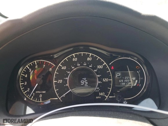 2016 Nissan Versa Note S with VIN 3N1CE2CP3GL376940, listed as a Copart auction lot 52158625 with 69,199 mi miles and Non Repairable. Bid and sale history available at carsss.com. Image 9.