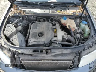 2004 Audi A4 1.8T with VIN WAULC68E24A062424, listed as a Copart auction lot 43200915 with 141,580 mi miles and Salvage Title. Bid and sale history available at carsss.com. Image 12.