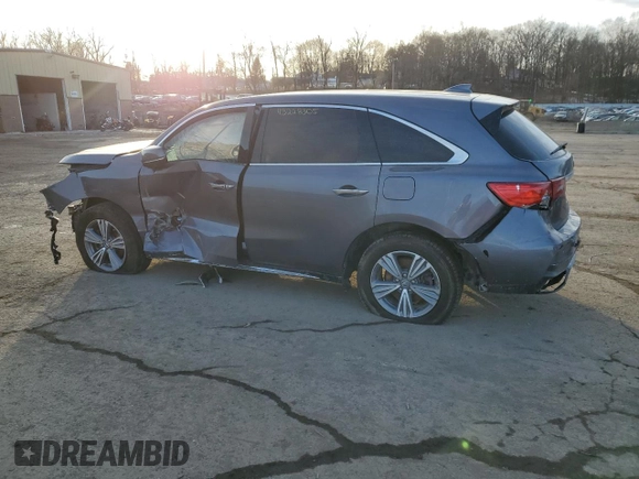 2020 Acura MDX with VIN 5J8YD4H32LL044213, listed as a Copart auction lot 43228305 with 63,499 mi miles and Salvage Title. Bid and sale history available at carsss.com. Image 2.