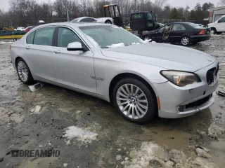 2011 BMW 7 Series 750Li xDrive with VIN WBAKC8C54BC431767, listed as a Copart auction lot 44861035 with 82,607 mi miles and Salvage Title. Bid and sale history available at carsss.com. Image 4.