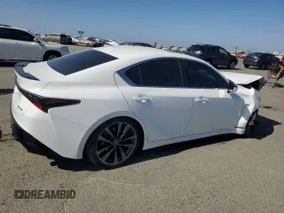 2023 Lexus IS 350 F Sport with VIN JTHGZ1B26P5058960, listed as a Copart auction lot 60683435 with 29,814 mi miles and Salvage title. Bid and sale history available at DreamBid. Image 3.