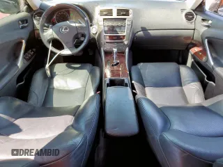 2007 Lexus IS 350 with VIN JTHBE262972009629, listed as a Copart auction lot 57758295 with 155,577 mi miles and Clean title. Bid and sale history available at DreamBid. Image 8.