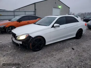 2014 Mercedes-Benz E-Class E 350 Sport with VIN WDDHF5KB7EA964650, listed as a Copart auction lot 47596735 with 105,388 mi miles and Salvage Title. Bid and sale history available at carsss.com. Image 1.
